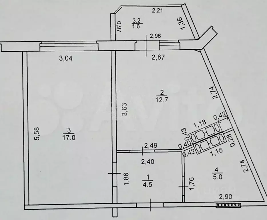 1-к кв. Кировская область, Киров ул. Ивана Попова, 64 (38.0 м) - Фото 0