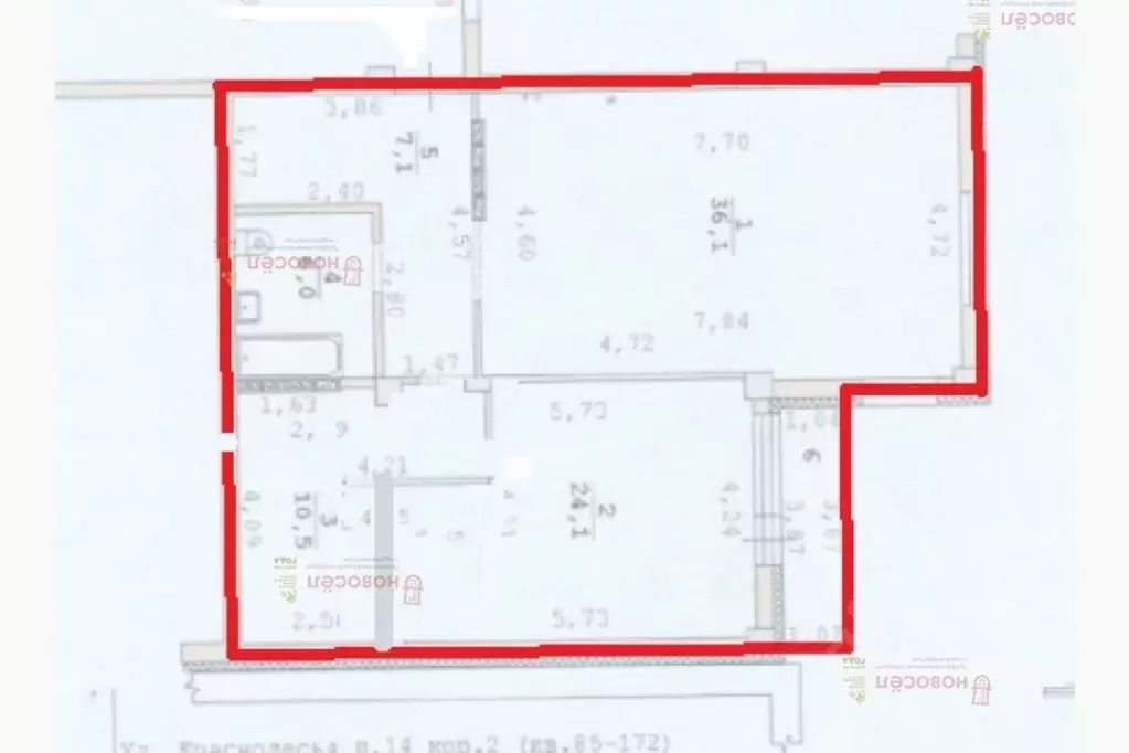 3-к кв. Свердловская область, Екатеринбург ул. Краснолесья, 14к2 (83.8 ... - Фото 2