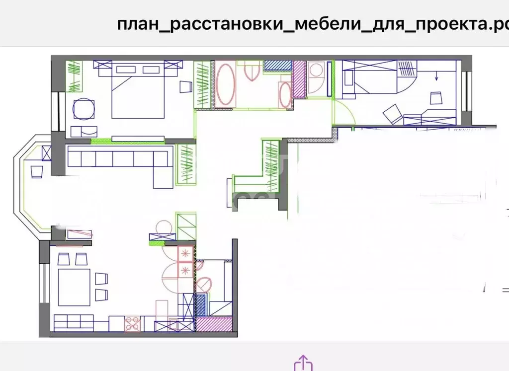 3-к кв. Московская область, Люберцы ул. Кирова, 9к2 (91.0 м) - Фото 2
