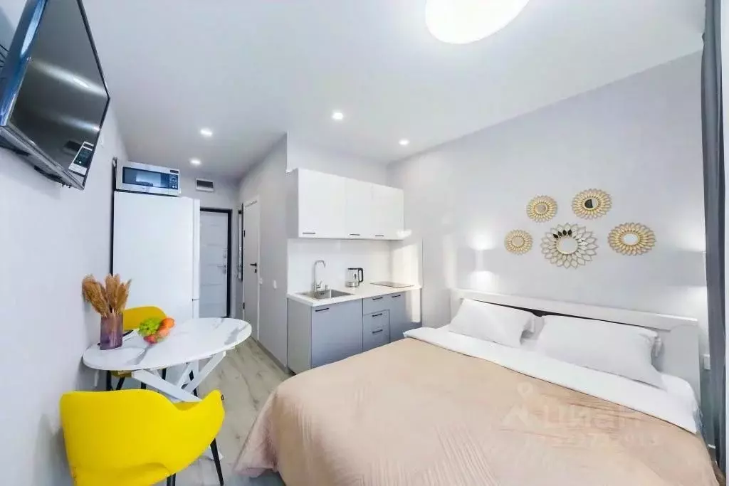 1-к кв. Краснодарский край, Сочи Бытха мкр, ул. Ясногорская, 16/2 ... - Фото 0