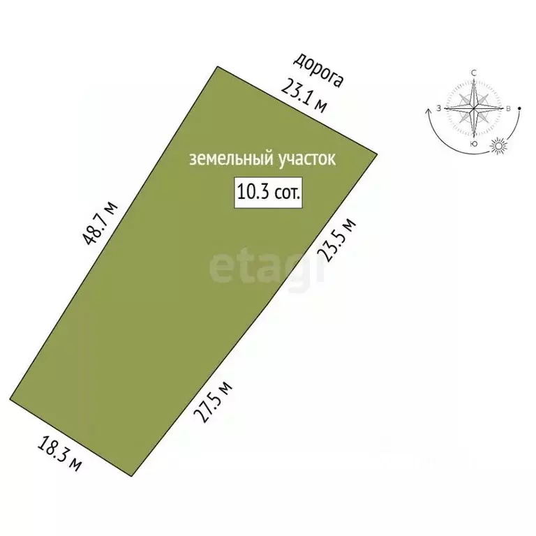 Участок в Башкортостан, Бирск городское поселение, с. Пономаревка ул. ... - Фото 2