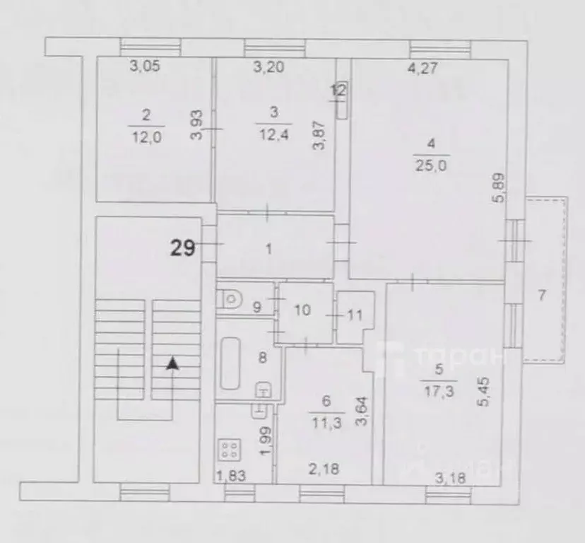 4-к кв. Челябинская область, Челябинск ул. Бурденюка, 1 (92.8 м) - Фото 1