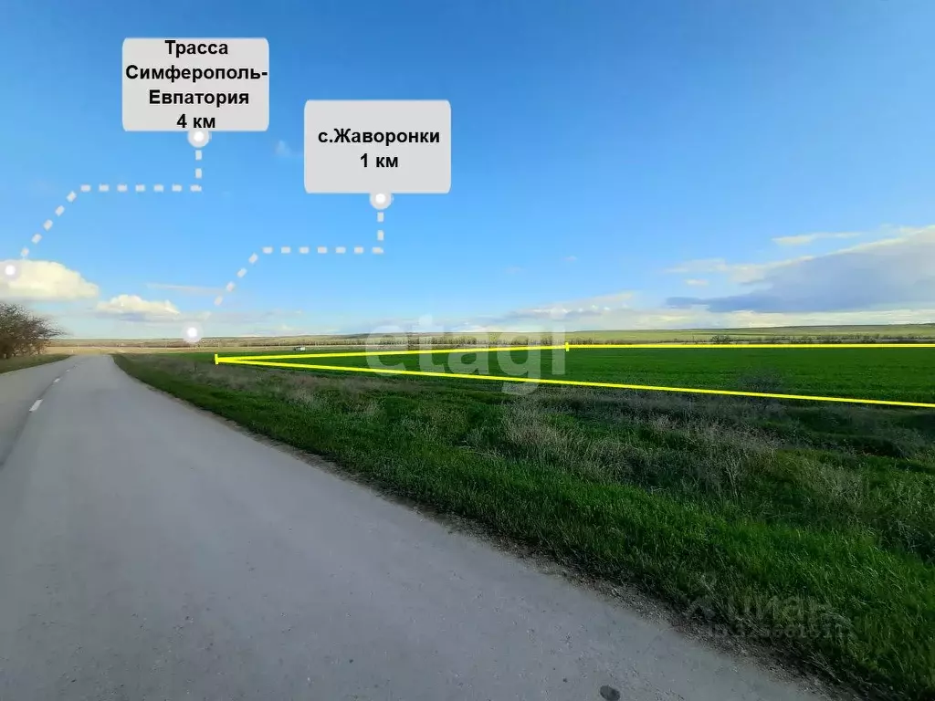 Участок в Крым, Сакский район, с. Ивановка  (611.0 сот.) - Фото 0