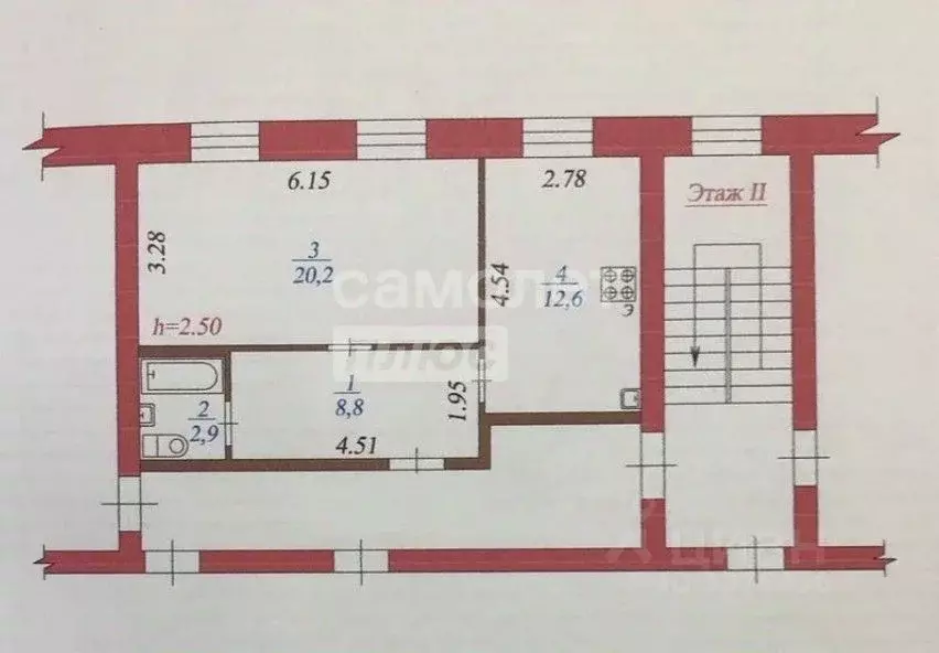 1-к кв. Архангельская область, Котласский муниципальный округ, д. ... - Фото 2