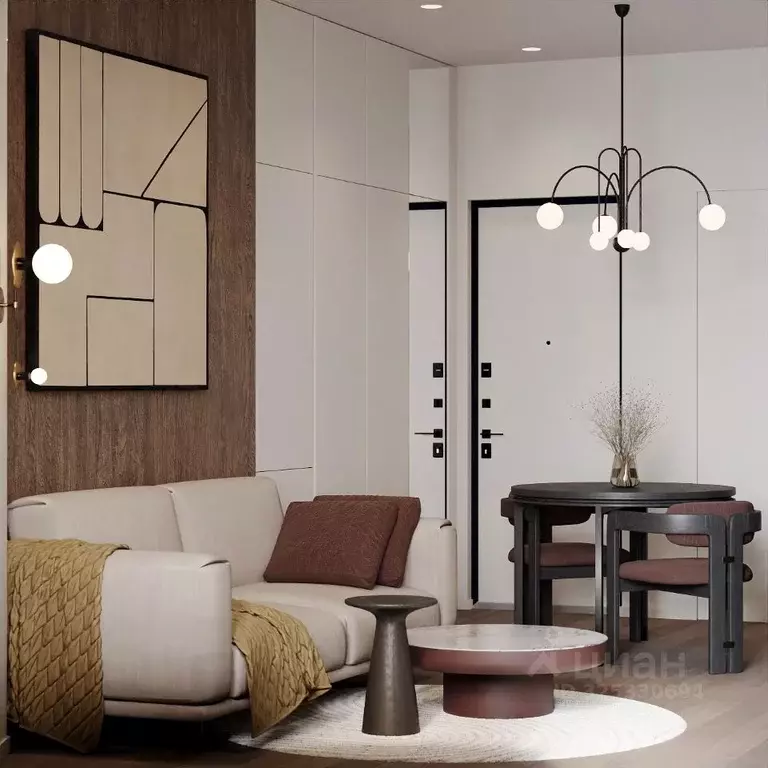 1-к кв. Москва Олимпийский просп., 12 (32.0 м) - Фото 2