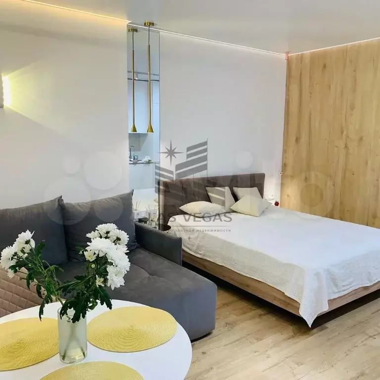 Квартира-студия, 35 м, 4/12 эт. - Фото 1