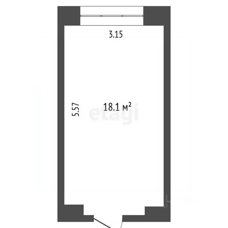 Студия Томская область, Томск Железнодорожная ул., 7 (18.0 м) - Фото 2