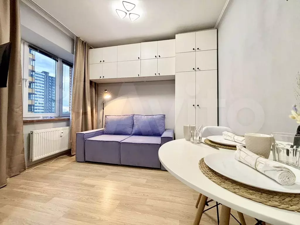 Квартира-студия, 26 м, 4/17 эт. - Фото 1