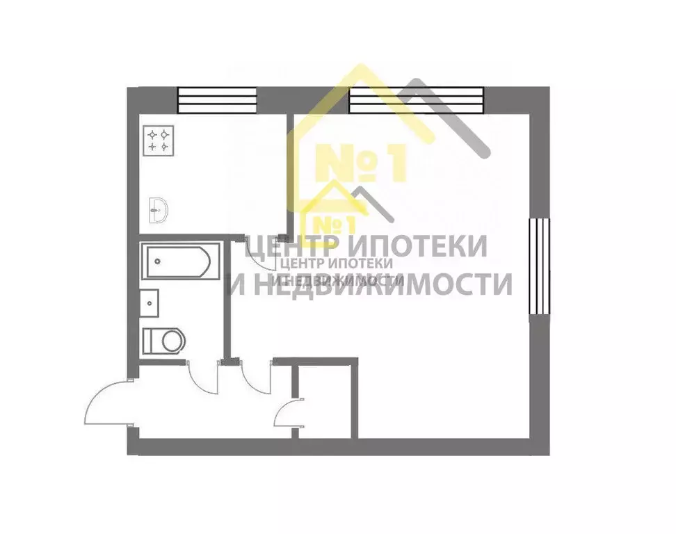 1-комнатная квартира: Челябинск, улица Барбюса, 69В (26 м) - Фото 0