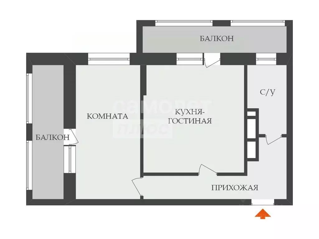 1-к кв. Ленинградская область, Кудрово г. Всеволожский район, ... - Фото 1