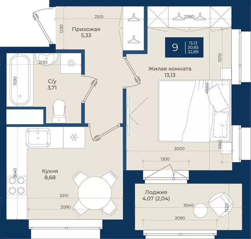 1-к кв. Ленинградская область, Ломоносовский район, Аннинское ... - Фото 1