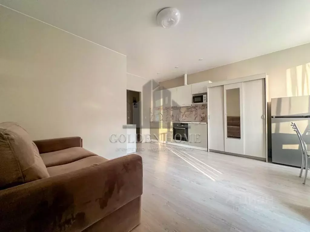 Студия Санкт-Петербург ул. Вадима Шефнера, 4 (30.0 м) - Фото 1