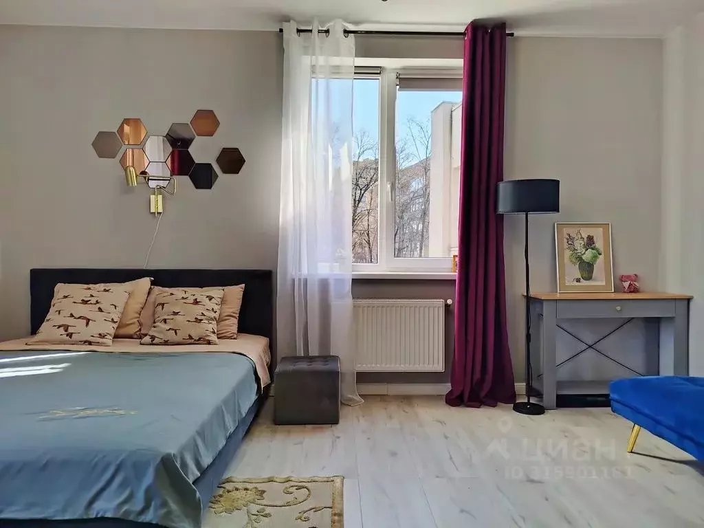 1-к кв. Калининградская область, Калининград ул. Чекистов, 49 (37.0 м) - Фото 0