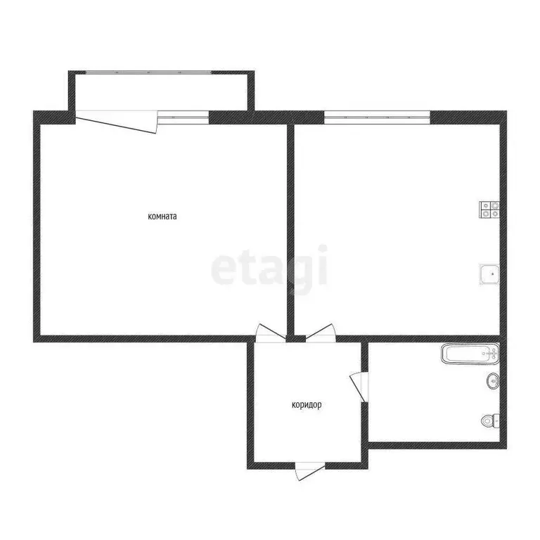 1-комнатная квартира: Белгород, Славянская улица, 15 (49.6 м) - Фото 0