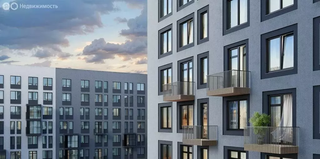 Квартира-студия: Уфа, жилой район Дёма, ЖК Новая Дёма, ЖК Урбан Мартен ... - Фото 1