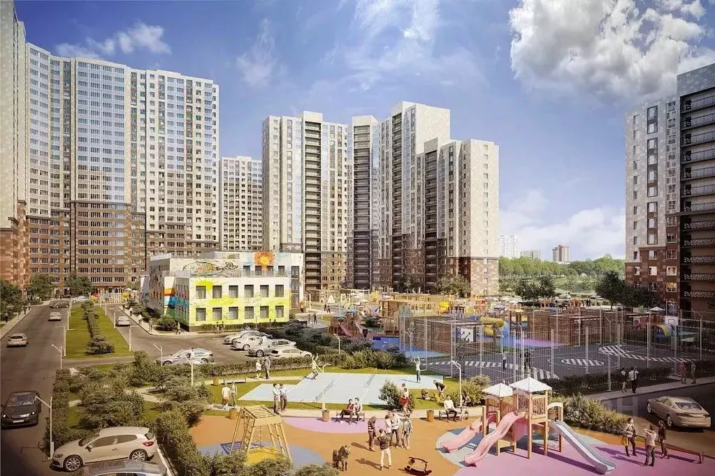 1-к кв. Московская область, Котельники Новые Котельники мкр, 14 (40.0 ... - Фото 1