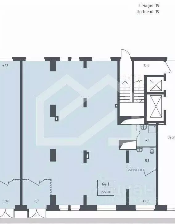 Торговая площадь в Московская область, Мытищи Мытищи Парк жилой ... - Фото 2