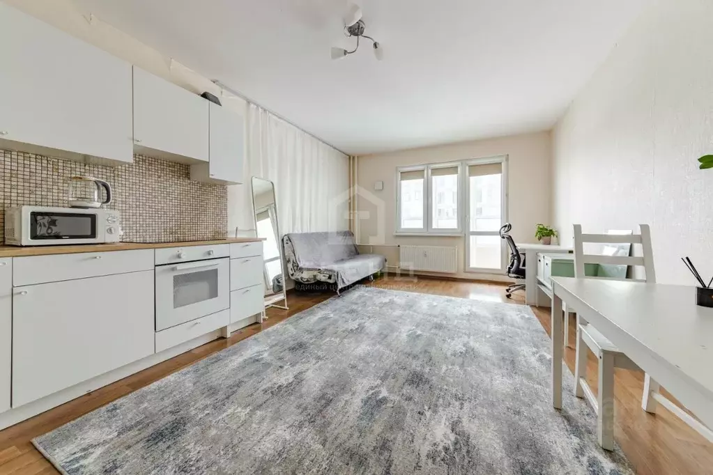 Студия Санкт-Петербург дор. Кушелевская, 3к13 (32.9 м) - Фото 1