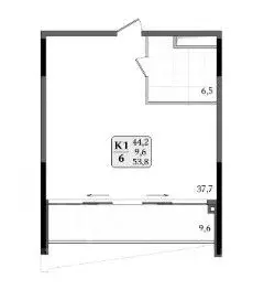 Свободной планировки кв. Крым, Алушта муниципальный округ, пос. ... - Фото 2