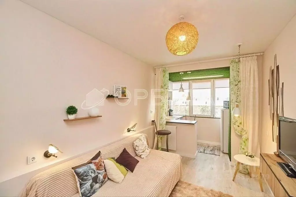 1-к кв. Тюменская область, Тюмень Харьковская ул., 69а (15.0 м) - Фото 1