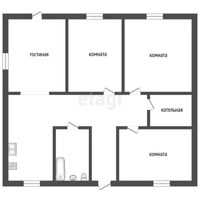 Дом в Заводоуковск, улица Архитекторов (96 м) - Фото 1
