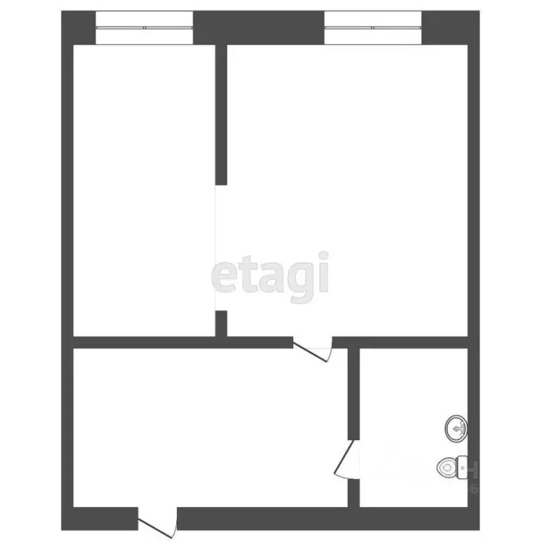 2-к кв. Томская область, Томск ул. 79-й Гвардейской Дивизии, 10/2 ... - Фото 2