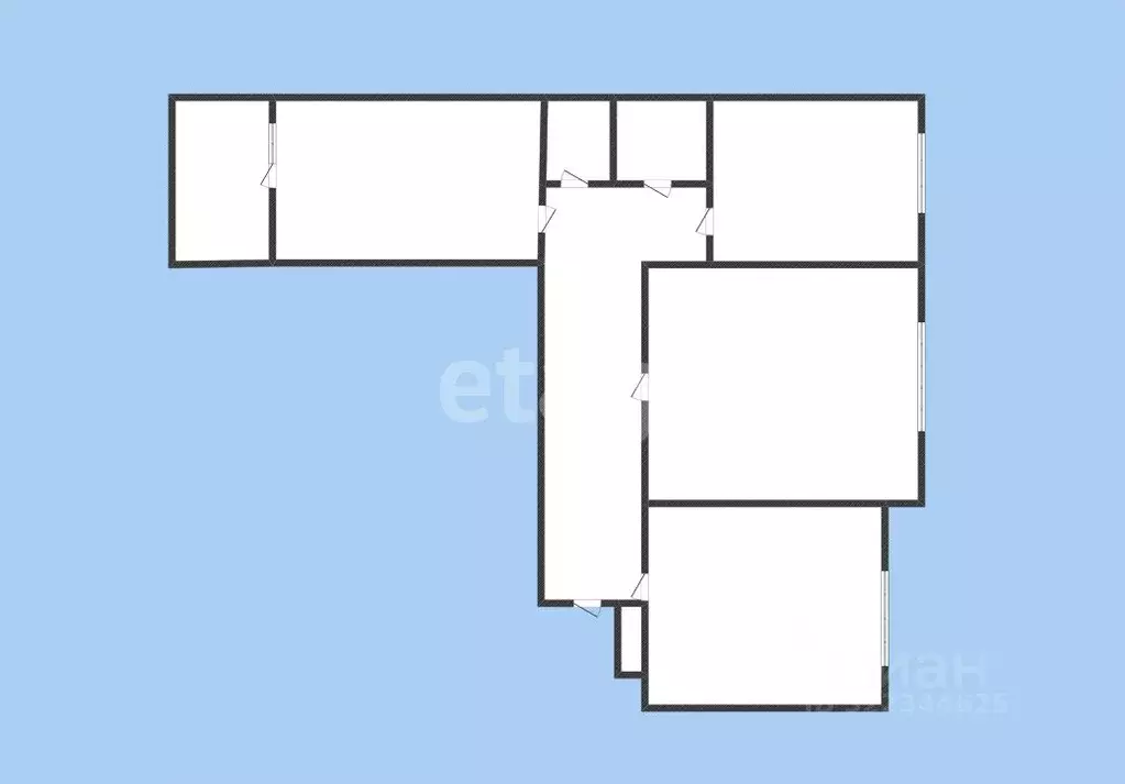 3-к кв. Белгородская область, Губкин Преображенская ул., 6 (63.3 м) - Фото 1