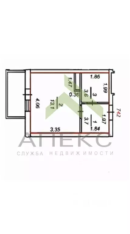 Студия Воронежская область, Воронеж ул. Артамонова, 34Ж (21.6 м) - Фото 1