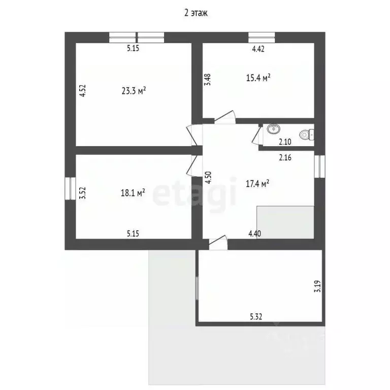 Дом в Ханты-Мансийский АО, Ханты-Мансийск ул. Кирова, 38 (148 м) - Фото 1