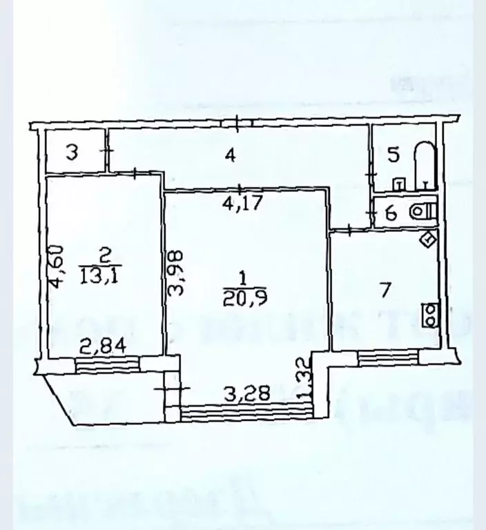 2-к кв. Ханты-Мансийский АО, Сургут ул. Дзержинского, 24 (59.0 м) - Фото 0