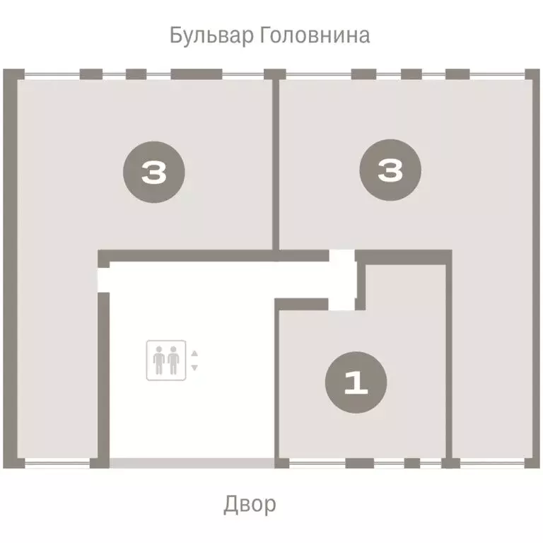 4-комнатная квартира: Санкт-Петербург, Василеостровский район, ЖК ... - Фото 1