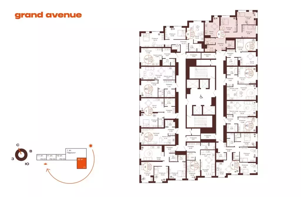 3-к кв. Башкортостан, Уфа ул. Пархоменко (70.61 м) - Фото 2
