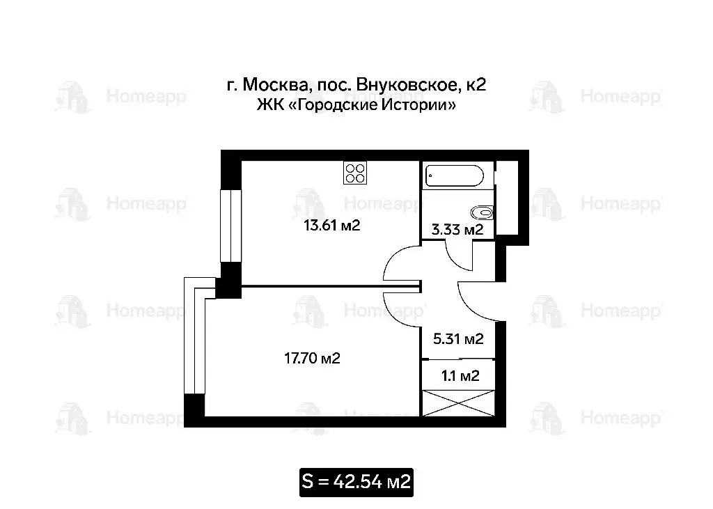 Продается 1-комнатная квартира - Фото 0