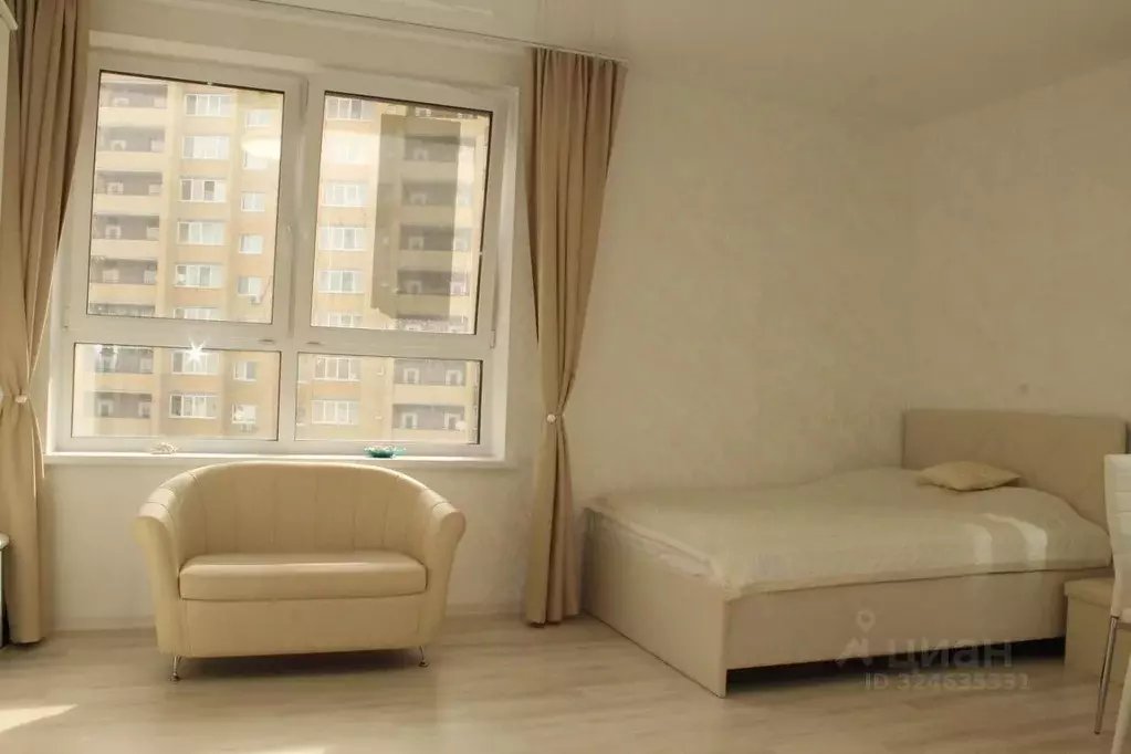 Студия Тюменская область, Тюмень ул. Московский Тракт, 83к6 (35.0 м) - Фото 1