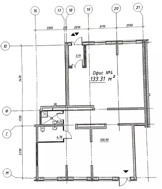 Помещение свободного назначения в Санкт-Петербург Парашютная ул., 38к1 ... - Фото 2