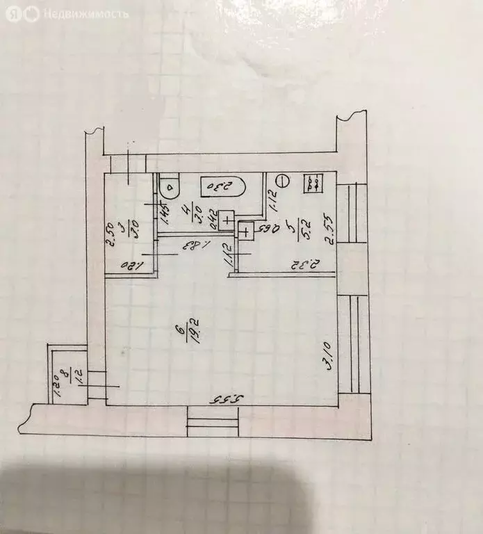 1-комнатная квартира: Казань, улица Волкова, 2 (31.6 м) - Фото 1