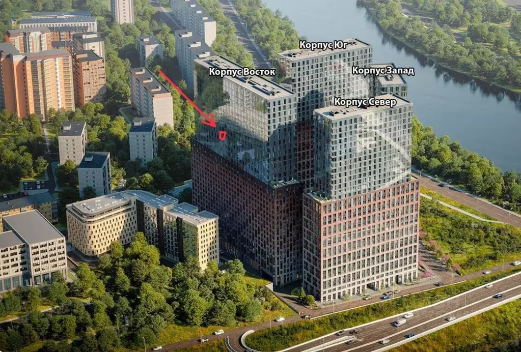 Студия Москва Причальный проезд, 10к1 (20.0 м) - Фото 1