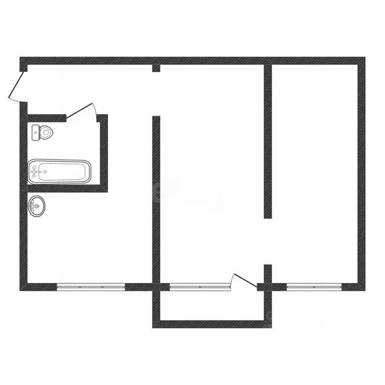2-к кв. Алтайский край, Бийск ул. Александра Радищева, 18 (45.4 м) - Фото 2