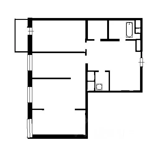 3-к кв. Москва ул. Багрицкого, 10к4 (90.0 м) - Фото 1