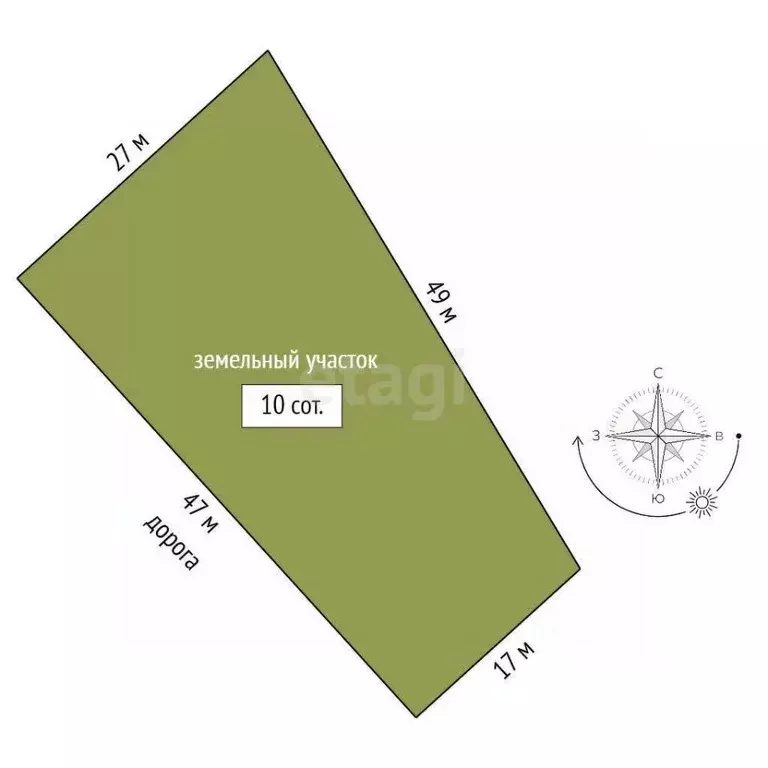 Участок в Марий Эл, Йошкар-Ола городской округ, д. Якимово ул. ... - Фото 2