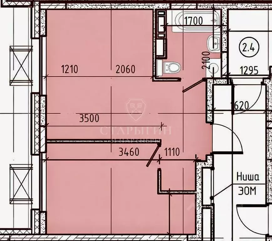 Свободной планировки кв. Московская область, Красногорск городской ... - Фото 2