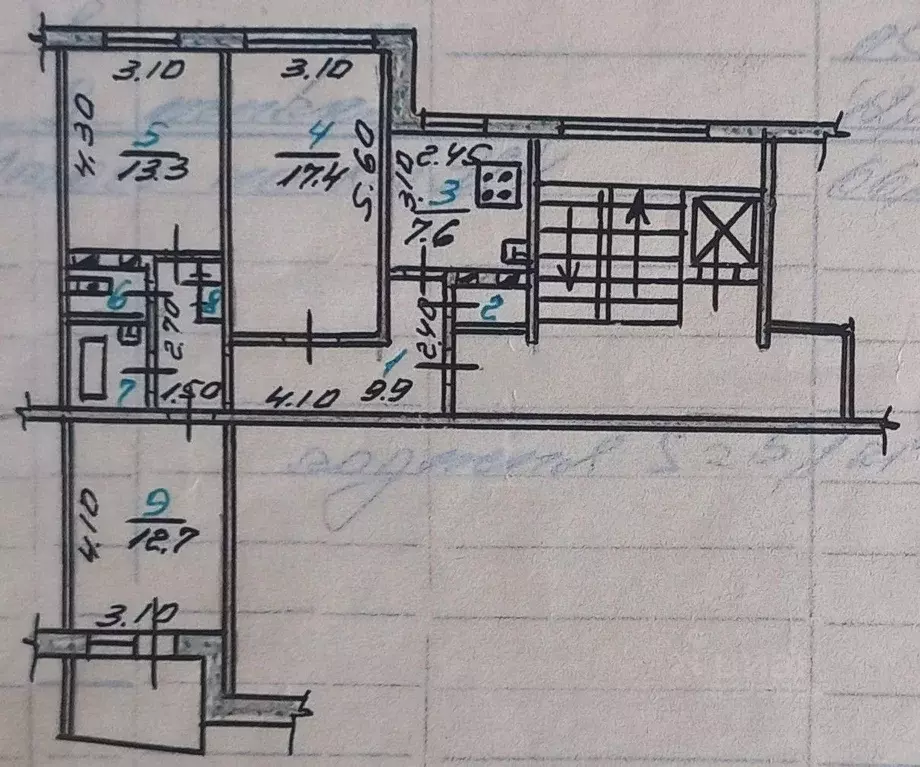 3-к кв. Орловская область, Орел Московское ш., 166 (66.3 м) - Фото 2