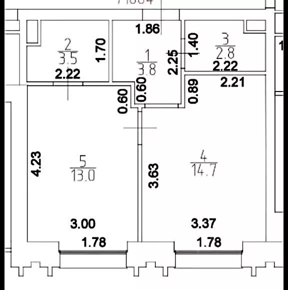 1-к кв. Москва Дубининская ул., 59Б (38.0 м) - Фото 2