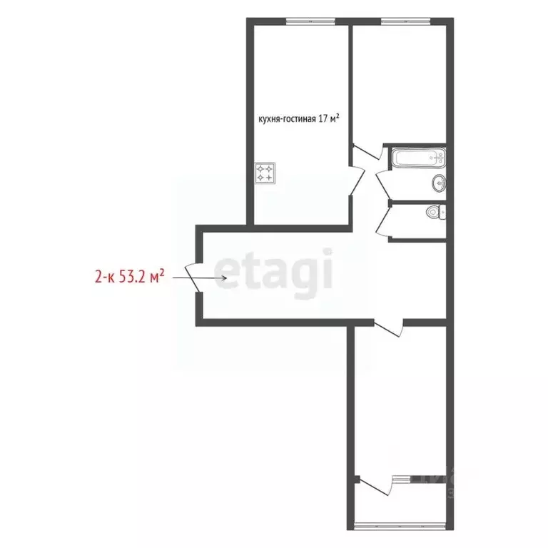 2-к кв. Свердловская область, Екатеринбург муниципальное образование, ... - Фото 1