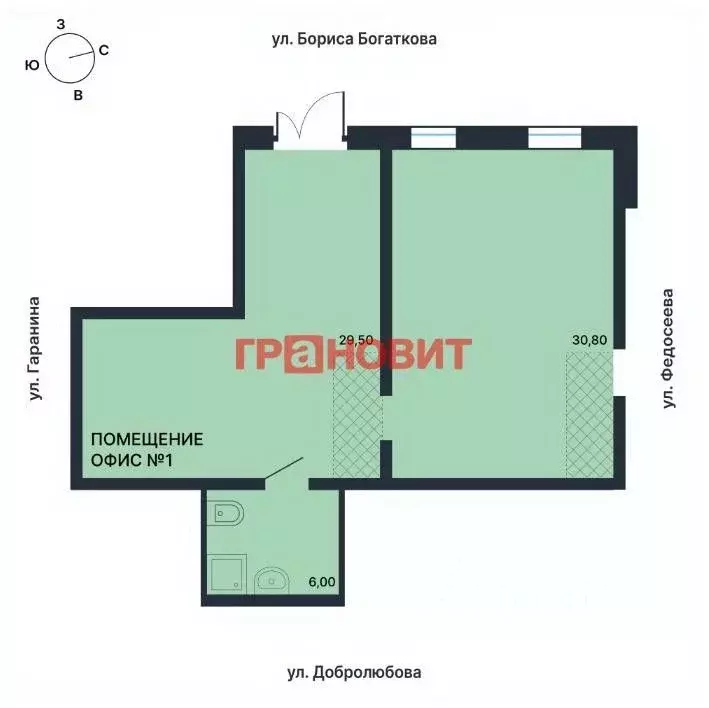 Помещение свободного назначения в Новосибирская область, Новосибирск ... - Фото 1