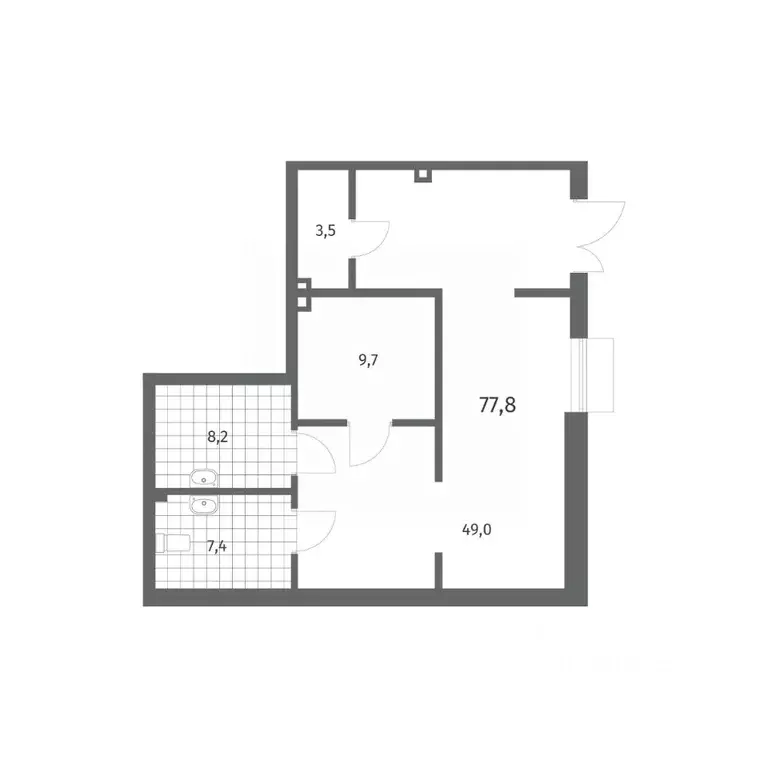 Помещение свободного назначения в Санкт-Петербург ул. Шкиперский ... - Фото 2