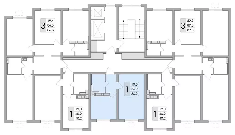 3-к кв. Воронежская область, Воронеж ул. Шишкова, 140Б/16 (86.3 м) - Фото 1