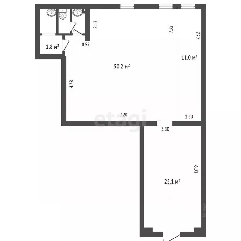 Помещение свободного назначения в Санкт-Петербург Лиговский просп., 19 ... - Фото 2