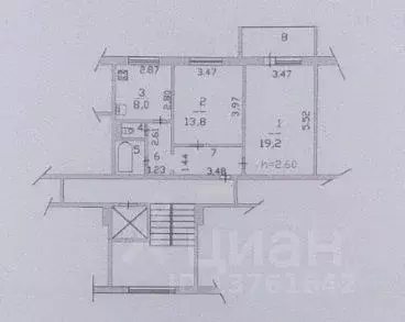 2-к кв. Пензенская область, Пенза ул. Терновского, 172 (52.8 м) - Фото 1