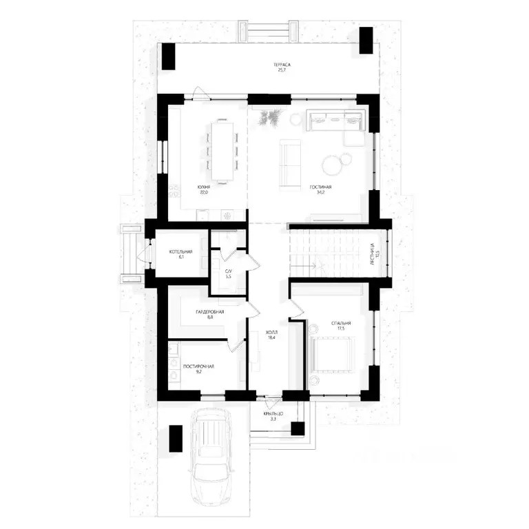 Коттедж в Московская область, Истра муниципальный округ, д. Козенки ... - Фото 2